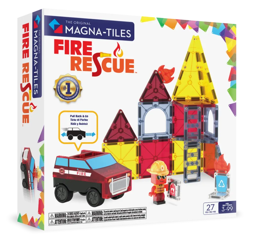 [252027FR] Magna Tiles - Fire Rescue Manyetik Bloklar 27 Parça
