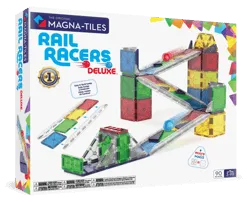 MAGNA-TILES® - Rail Racers Deluxe Manyetik Bloklar - 90 Parça