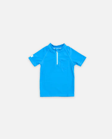 [BRA1-MEDBLU-23] Badawii - Kids Uv-Tee Long Sleeve (Mediterranean Tiles, 2-3 Yaş)