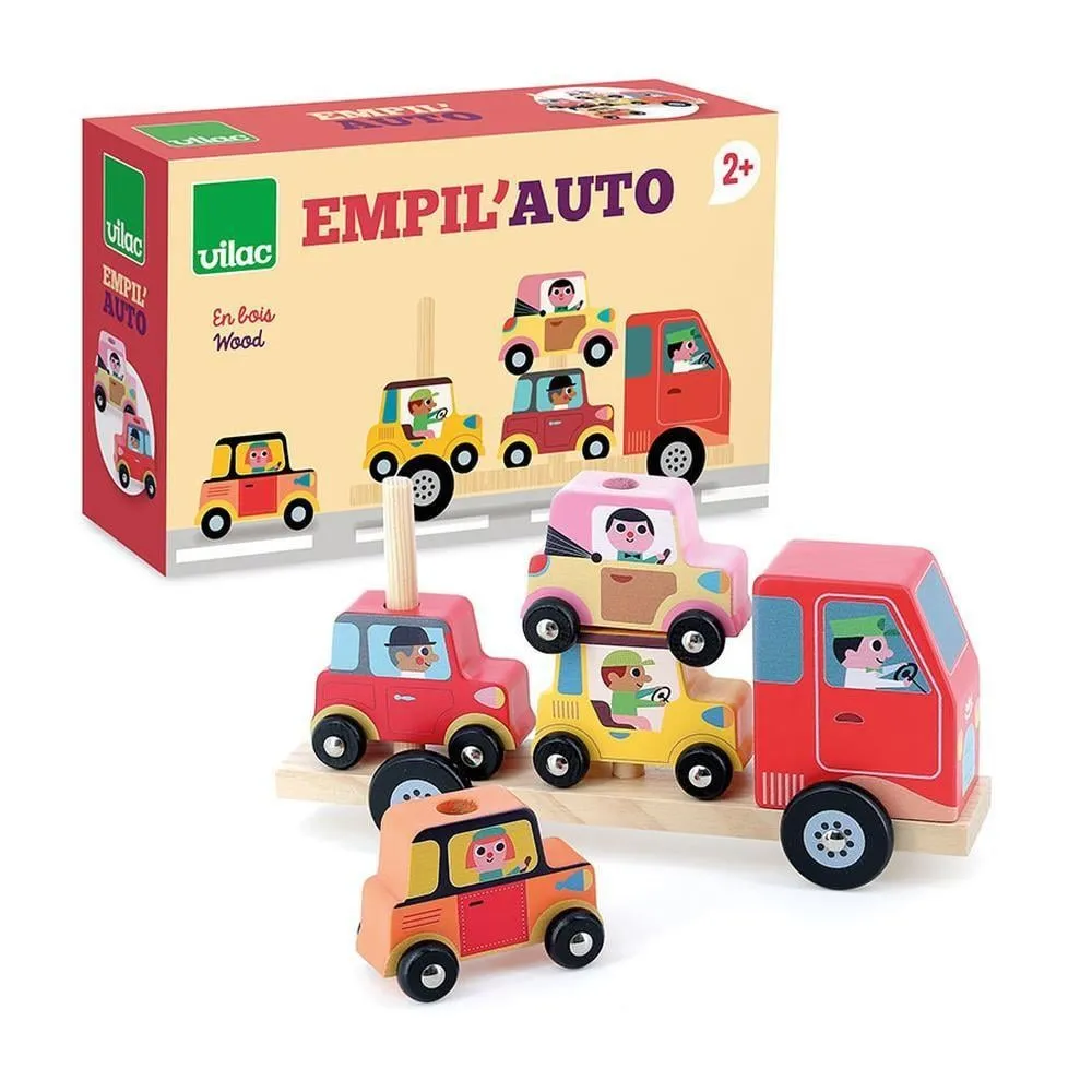 [7636] Vilac - Wooden City Cars - Ingela P. Arrhenius