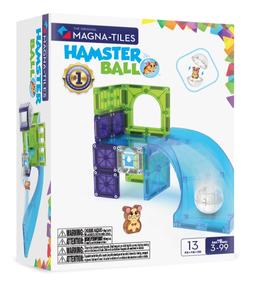 [252013HB] Magna Tiles - Hamster Ball Manyetik Bloklar - 13 Parça