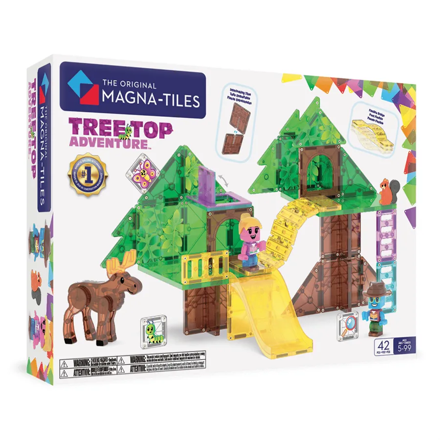 [262042TT] Magna Tiles - Tree Top Adventure Magnetic Blocks - 42 Pieces