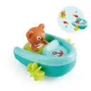 Hape - Çek Bırak Tekne Ve Ayıcık Banyo Oyuncağı