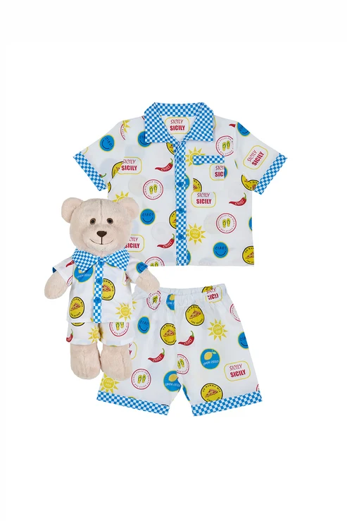 [LNM 718 - 2] Luna Mia - Sicily Uyku Arkadaşı Pijama Seti (2-3 Yaş)