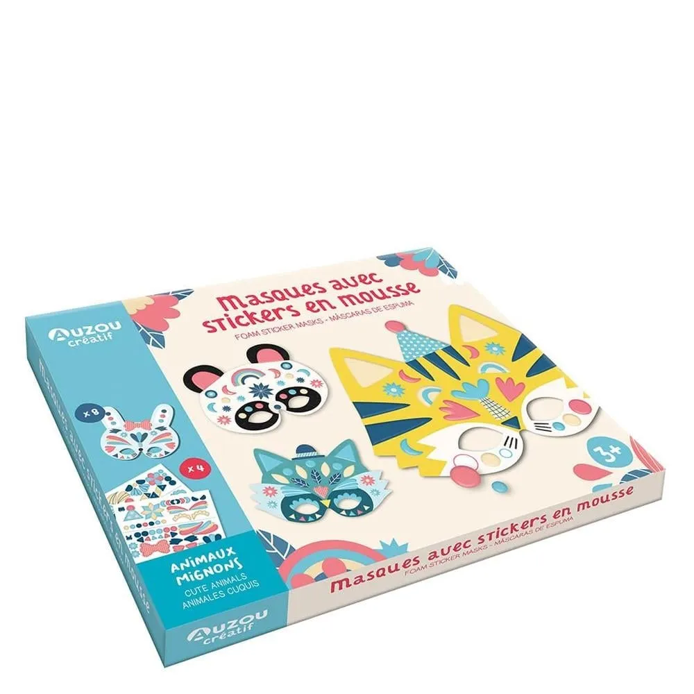 Aksesuar Setim - Hayvan Maskesi - Kabartmalı Sticker