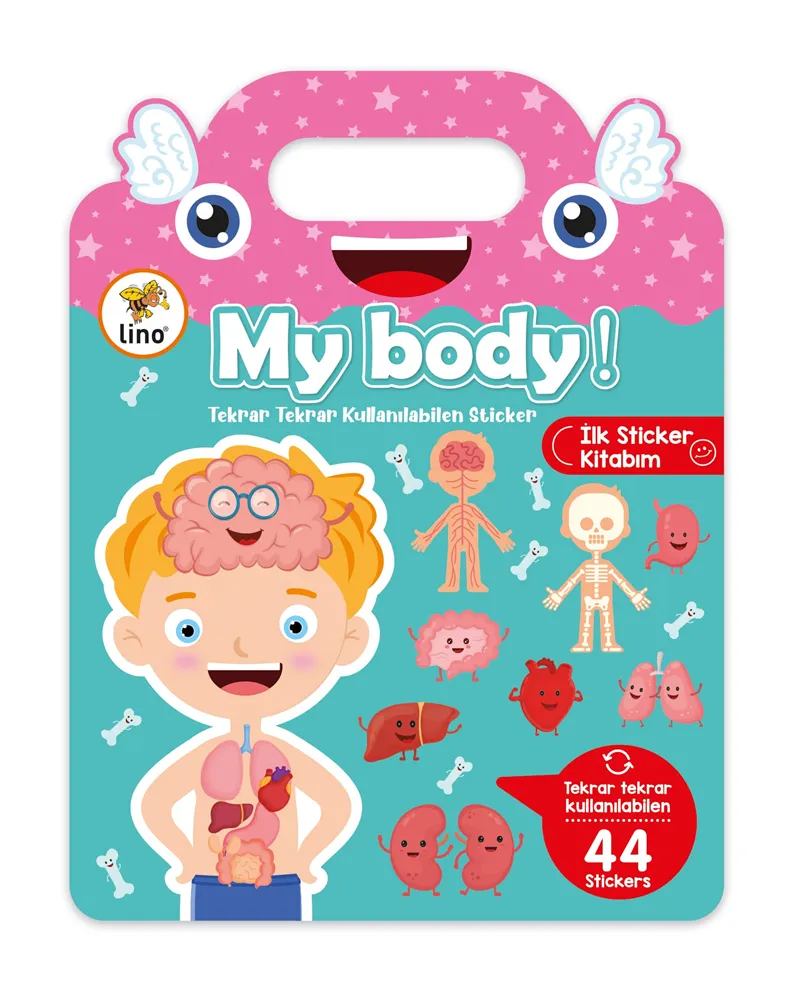 Lino Reusable My First Sticker Book